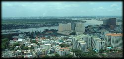 Vue panoramique: Saigon (53Ko)
